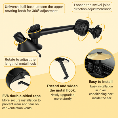 Mini Drum Cymbal for Car